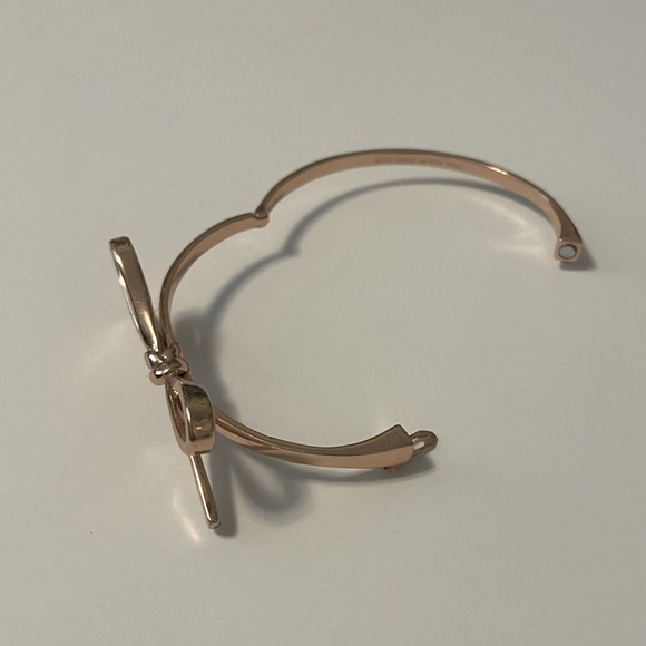 Kate Spade Rose Gold Mini Bow Bangle - Picture 3 of 3